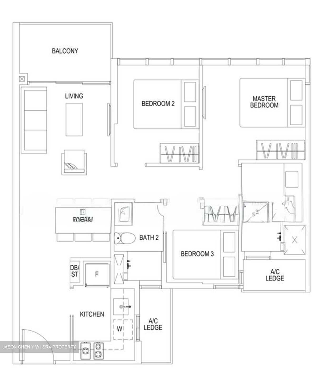 Sims Urban Oasis (D14), Condominium #602831311